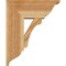 Ekena Millwork Legacy Traditional Rough Sawn Bracket w/ Offset Brace, Western Red Cedar, 8"W x 18"D x 22"H BKT0806X18X22LEC01RWR - alternate 3